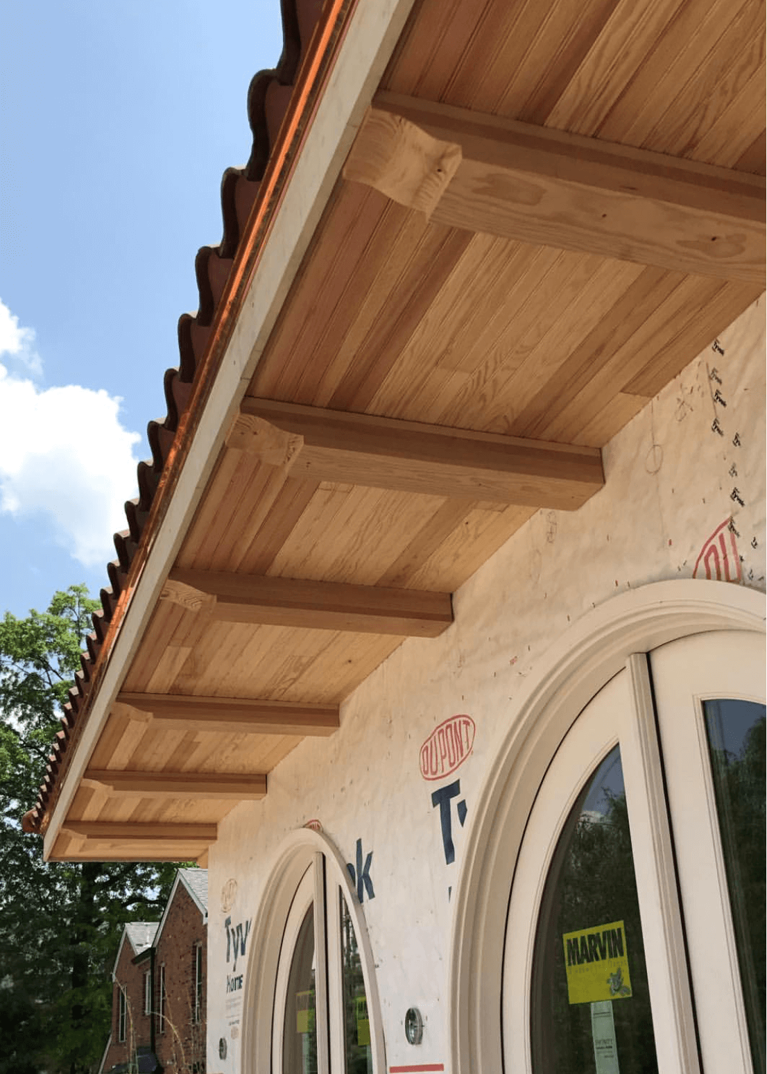 Fir Beaded Ceiling